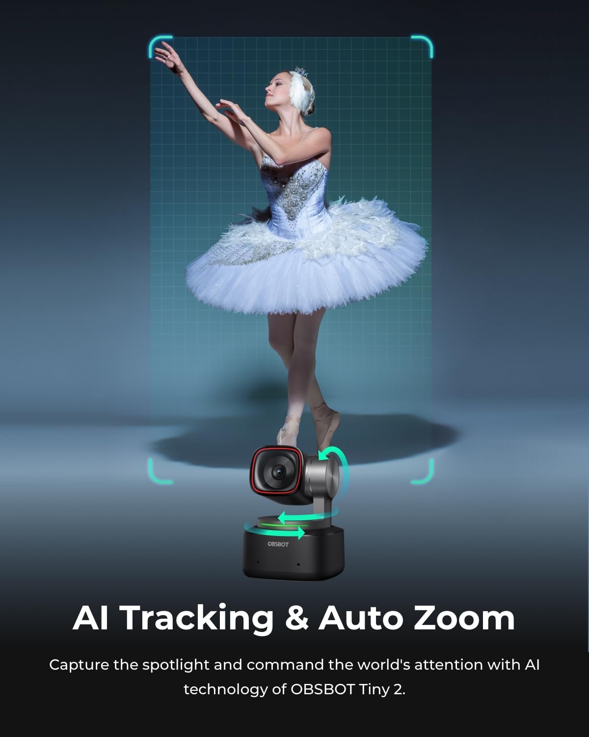 OBSBOT Tiny 2 & Smart Remote Combo